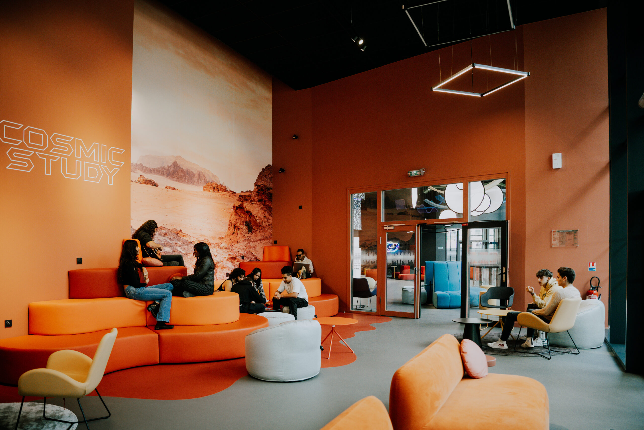 espace détente dans résidence étudiante à massy-palaiseau