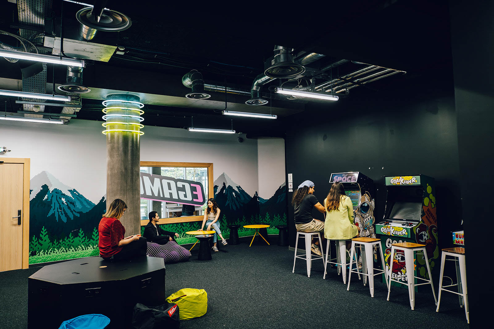 salle de jeux dans résidence étudiante à Massy-palaiseau