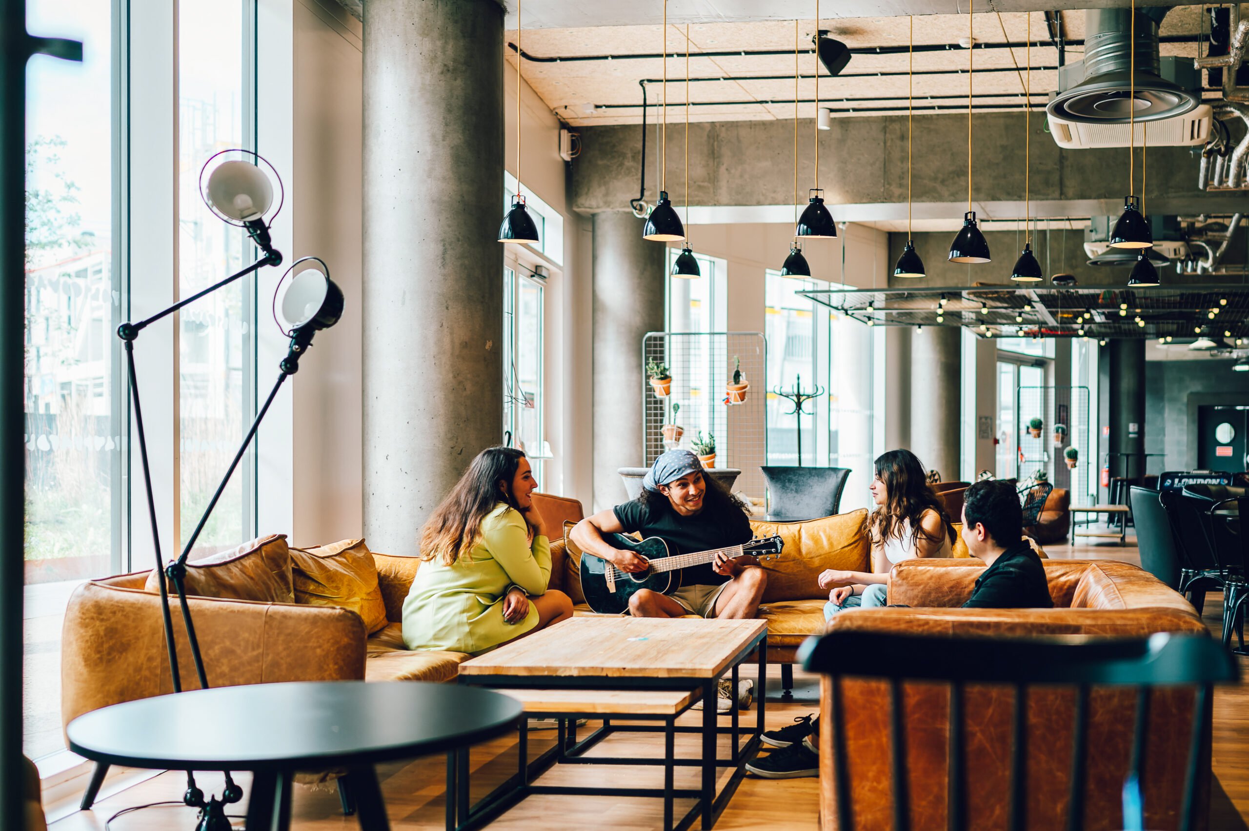 espace commun dans résidence étudiante à massy-palaiseau