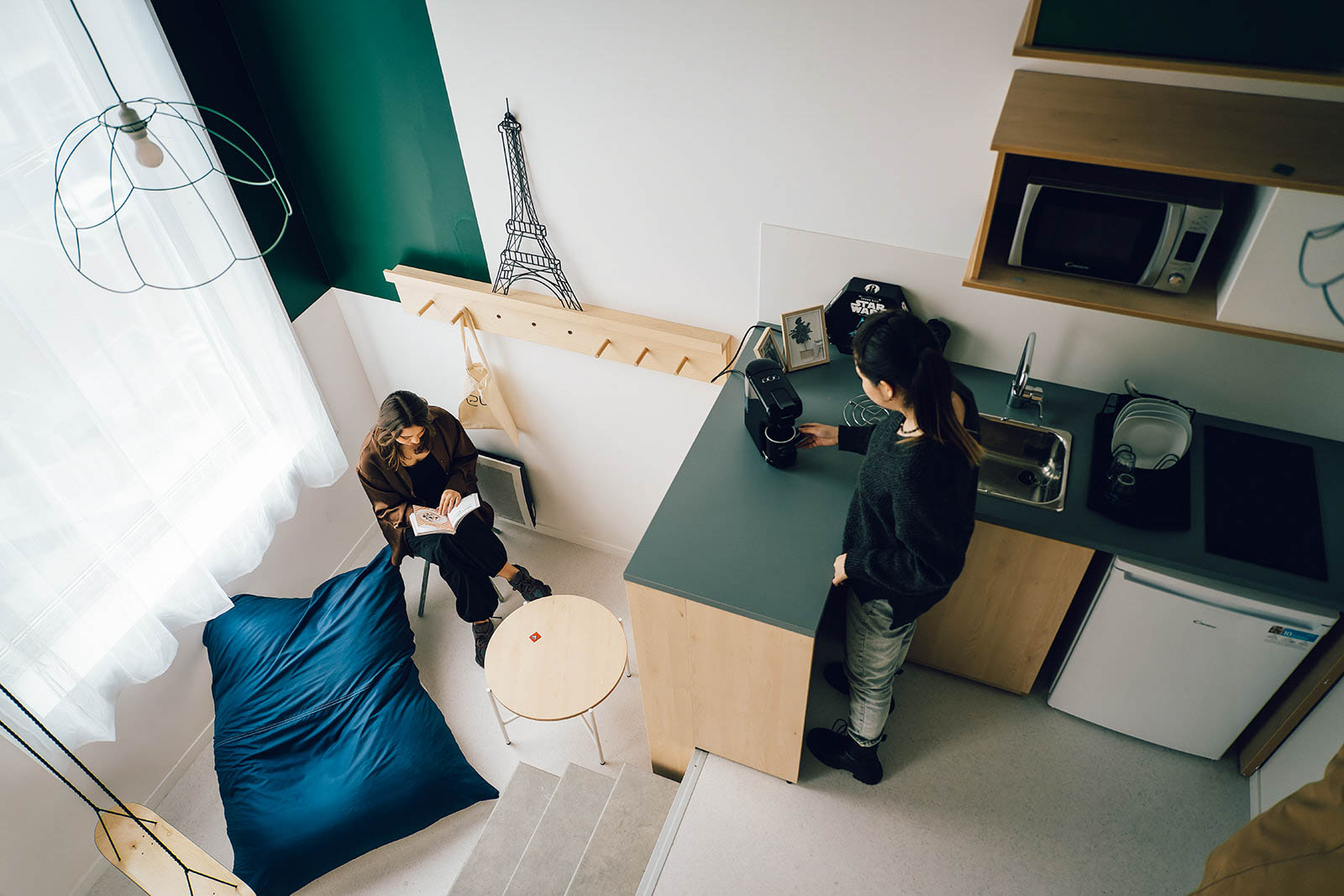 logement duplex dans résidence étudiante à noisy-le-grand