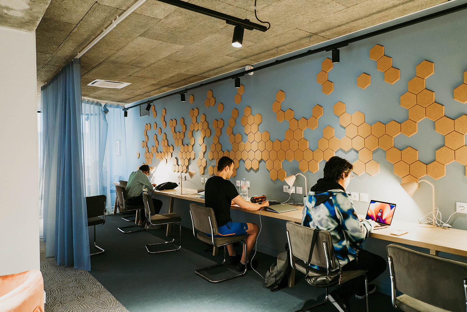 espace de coworking dans résidence étudiante à Noisy-le-grand