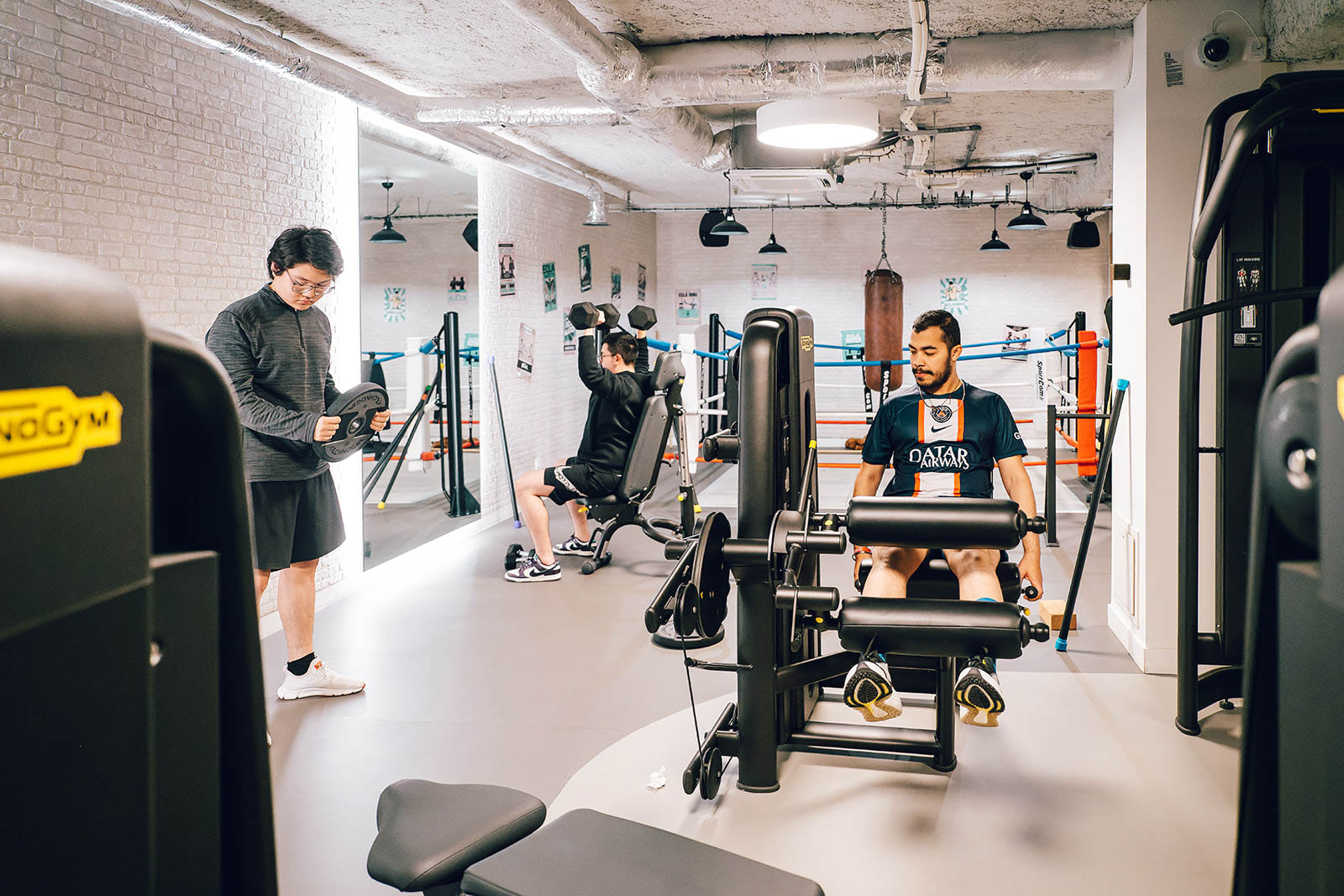 salle de sport dans résidence étudiante à noisy-le-grand