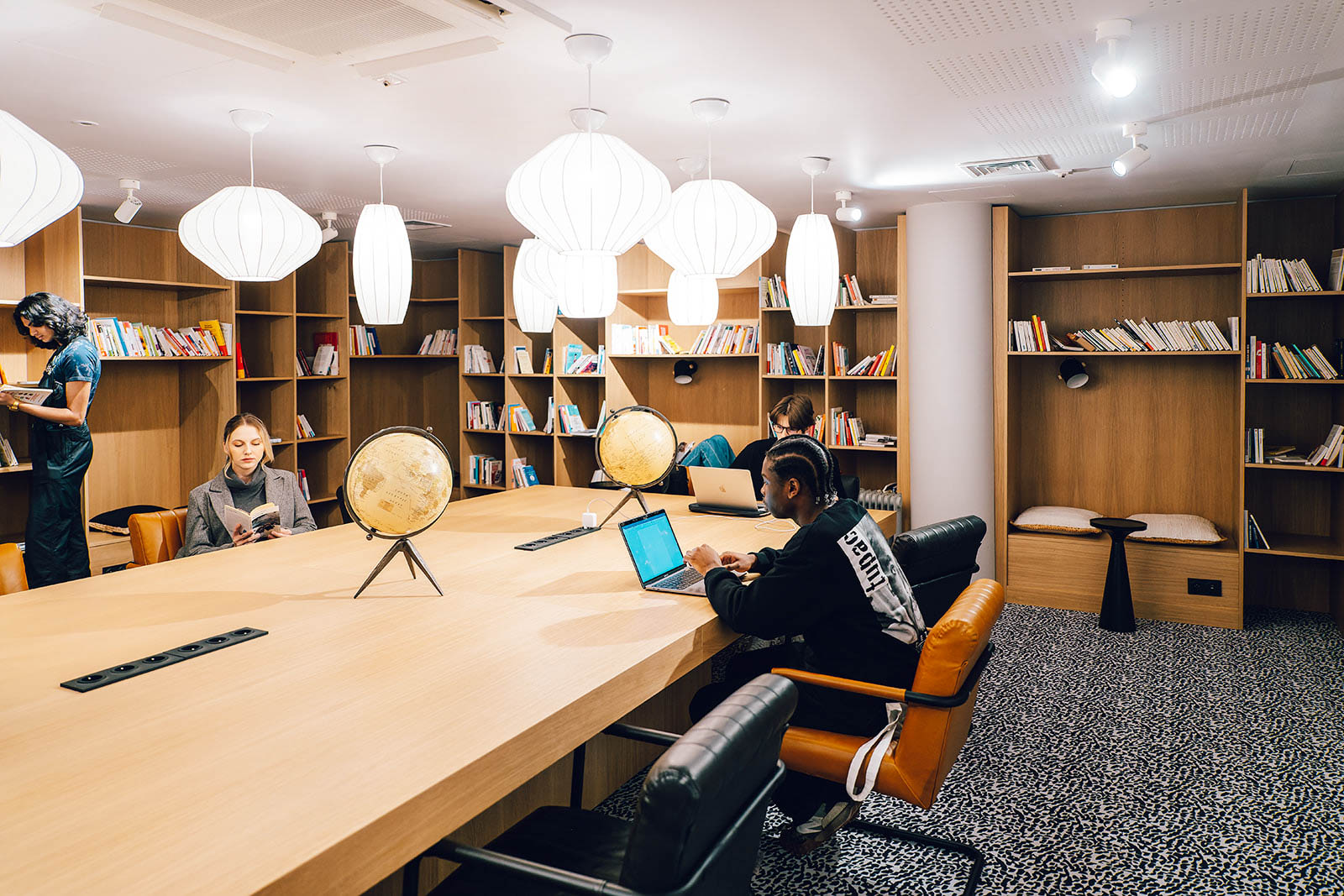 bibliotheque dans résidence étudiante à villejuif