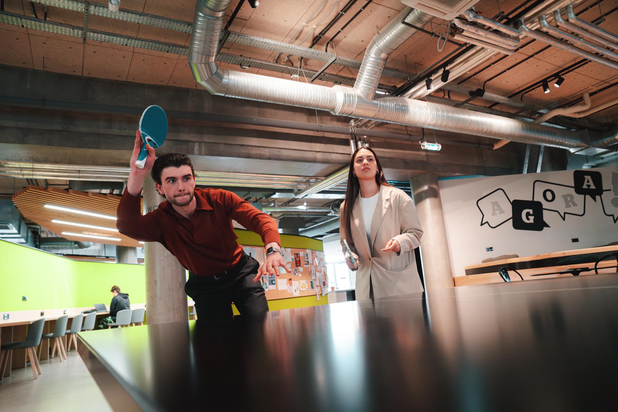 Table de ping-pong dans résidence étudiante massy palaiseau