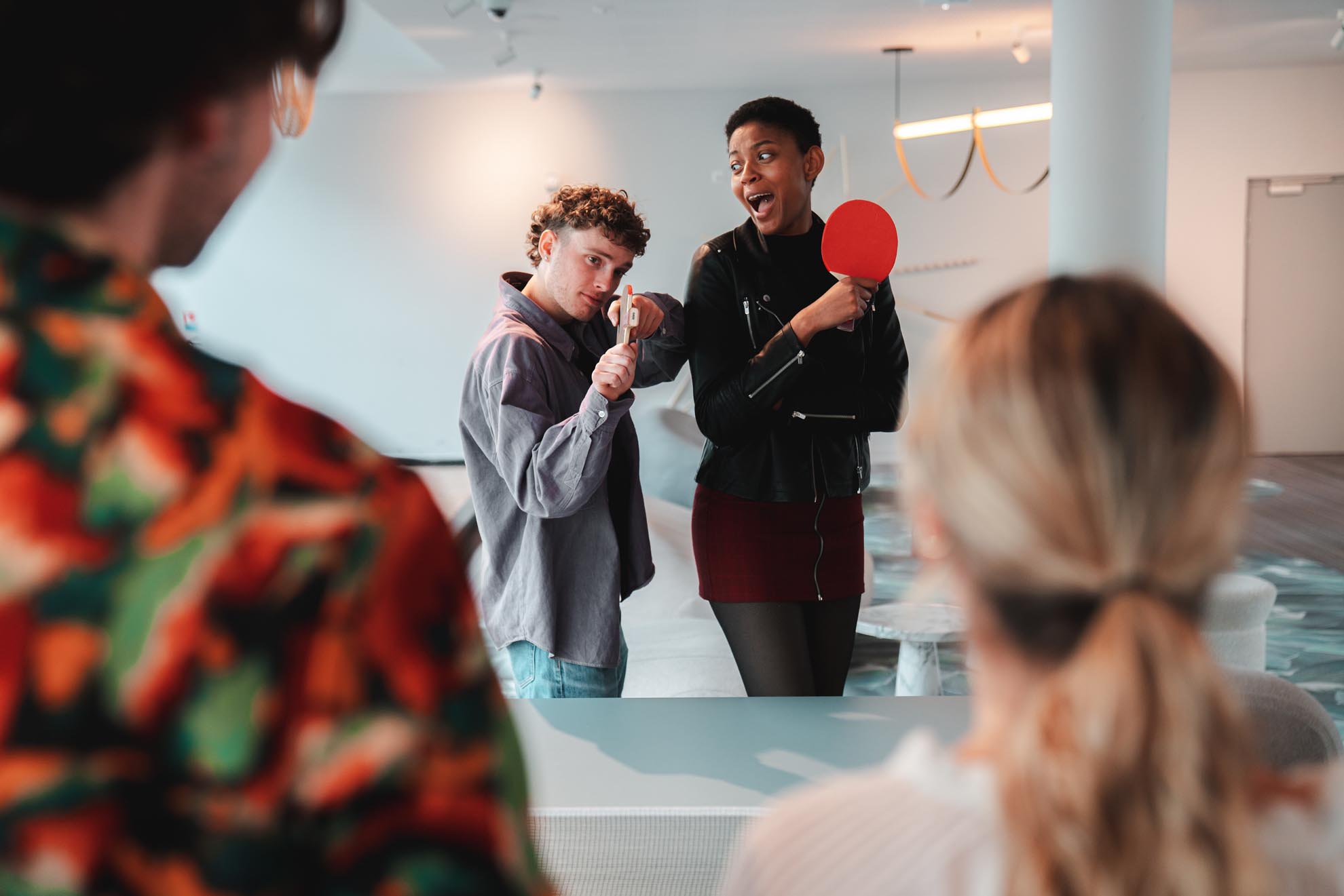 table de ping-pong dans résidence étudiante à villejuif
