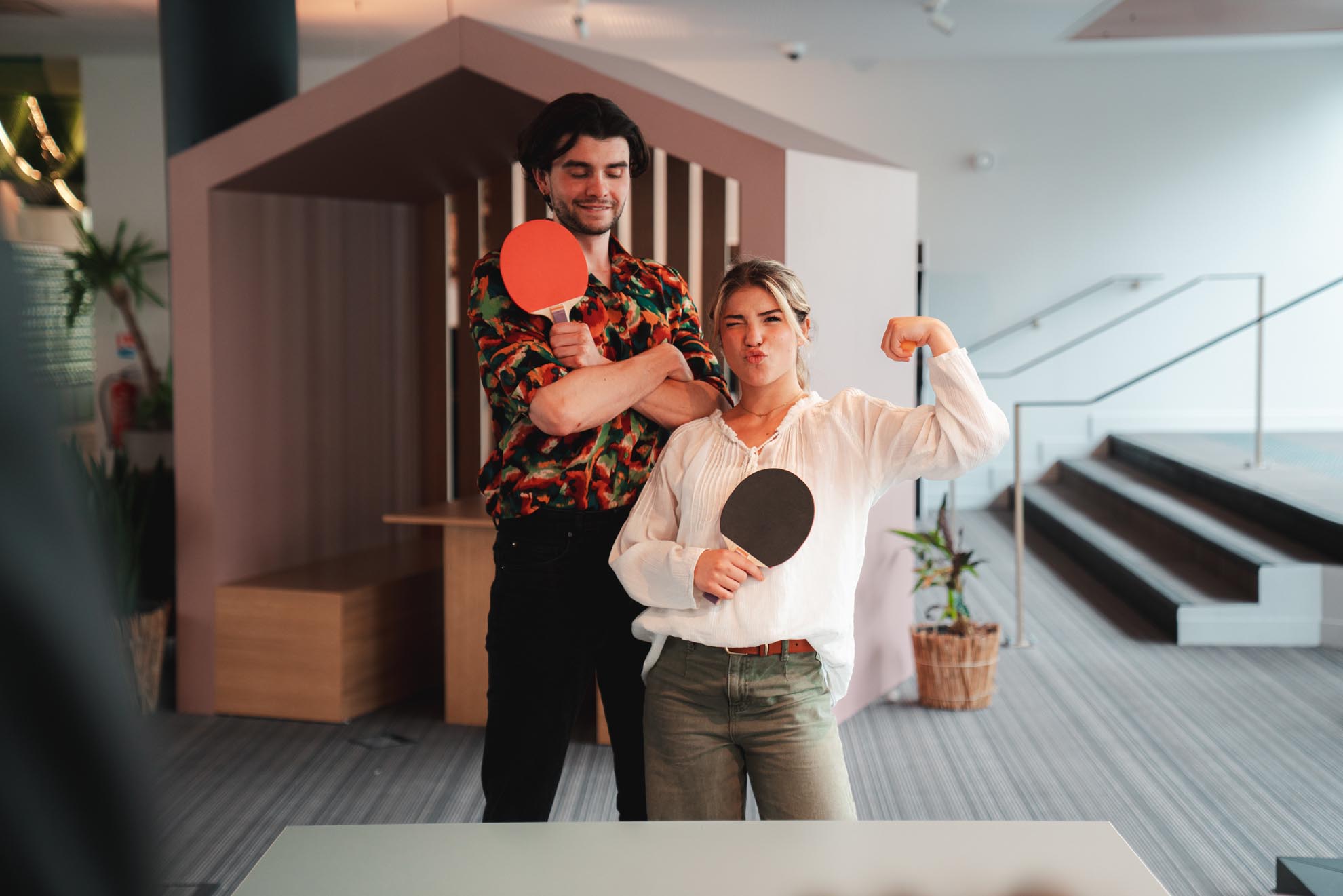 table de ping-pong dans résidence étudiante à villejuif