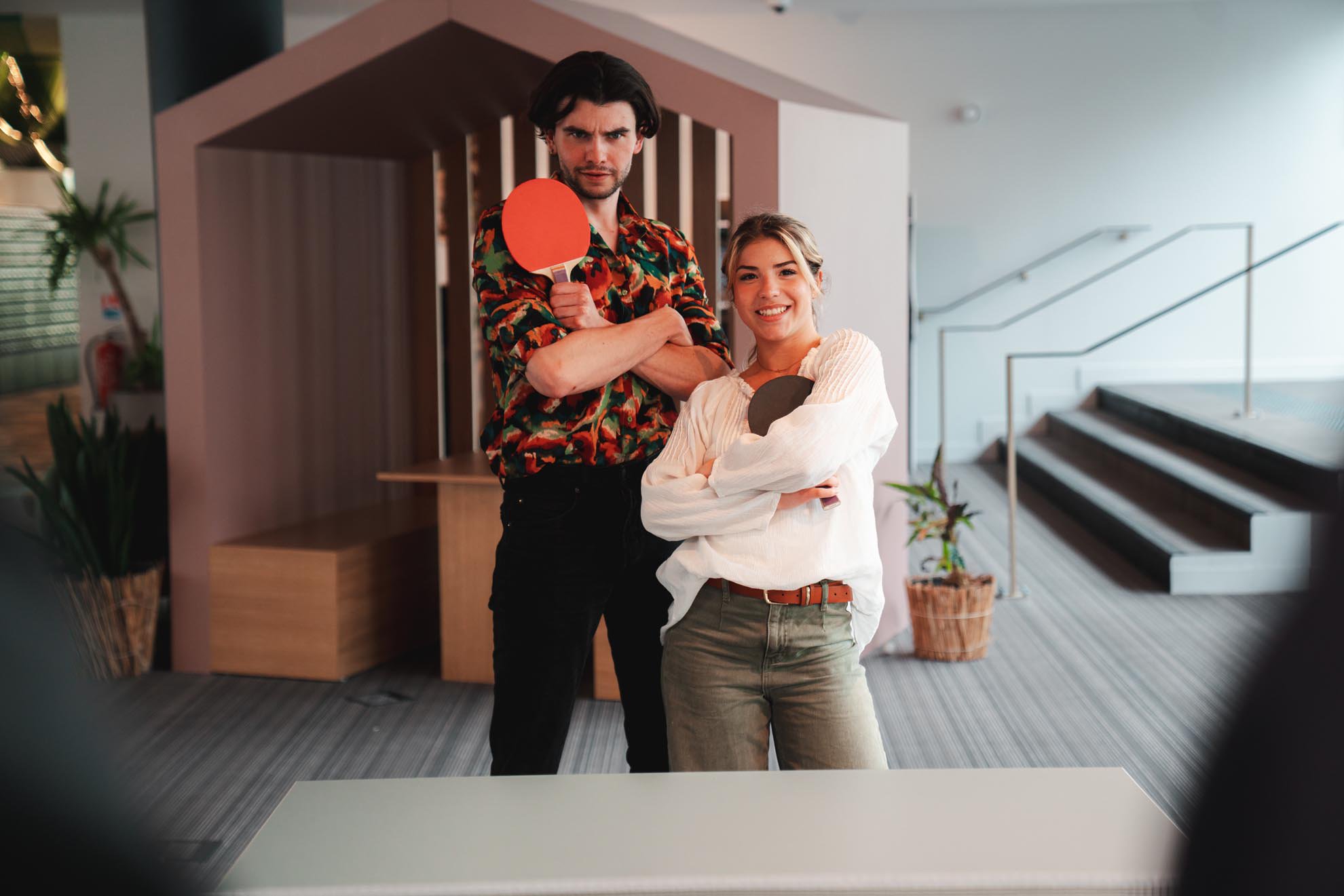 table de ping-pong dans résidence étudiante à villejuif