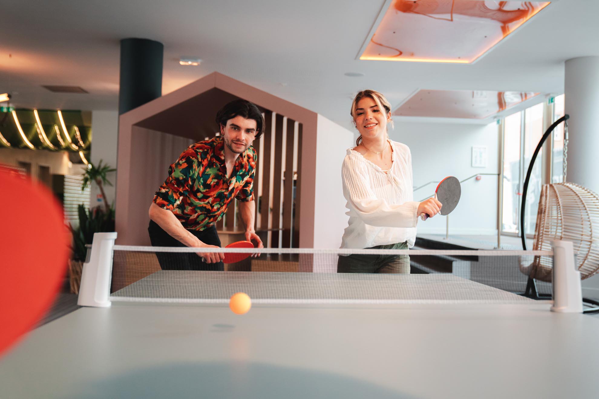 table de ping-pong dans résidence étudiante à villejuif