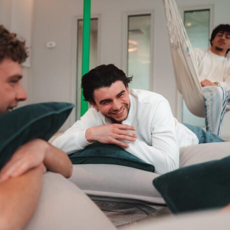 Espace de détente dans résidence étudiante à Villejuif