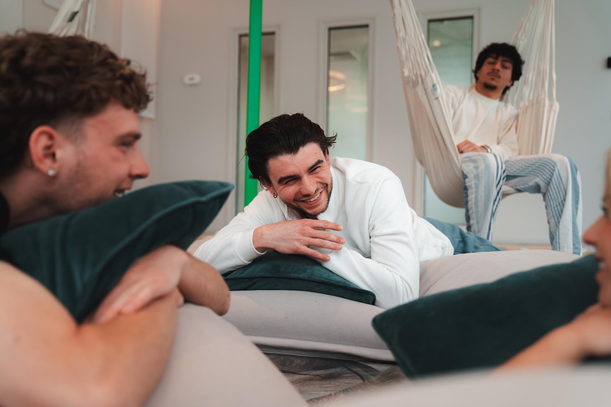 Espace de détente dans résidence étudiante à Villejuif