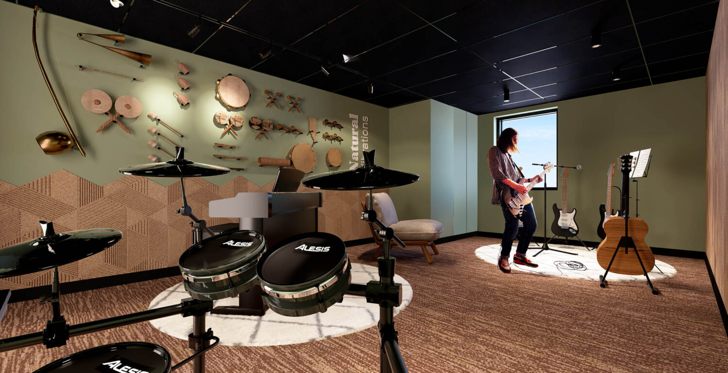 Résidence Ecla Genève Archamps - studio de musique