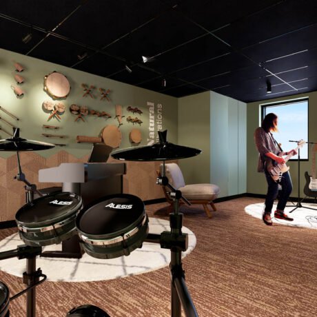 Résidence Ecla Genève Archamps - studio de musique