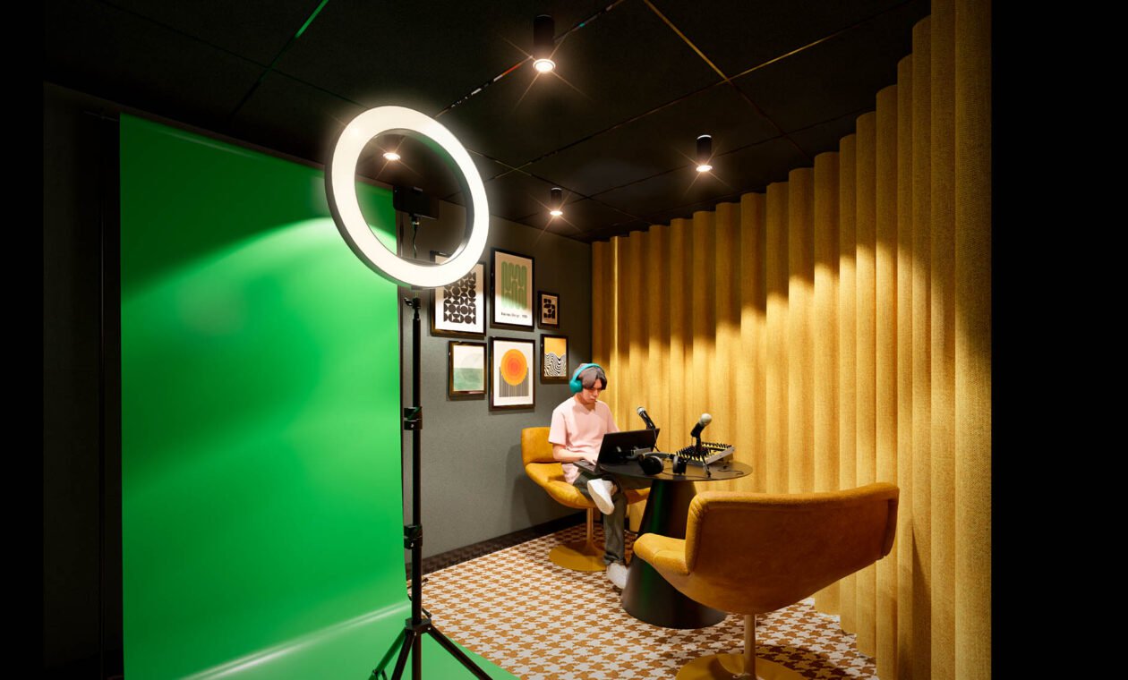 Résidence Ecla Genève Archamps - studio de podcast