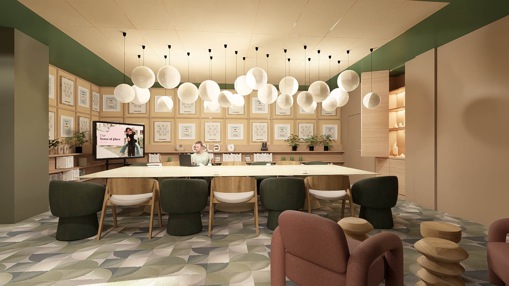 Résidence Ecla Genève Archamps - Salle de Coworking