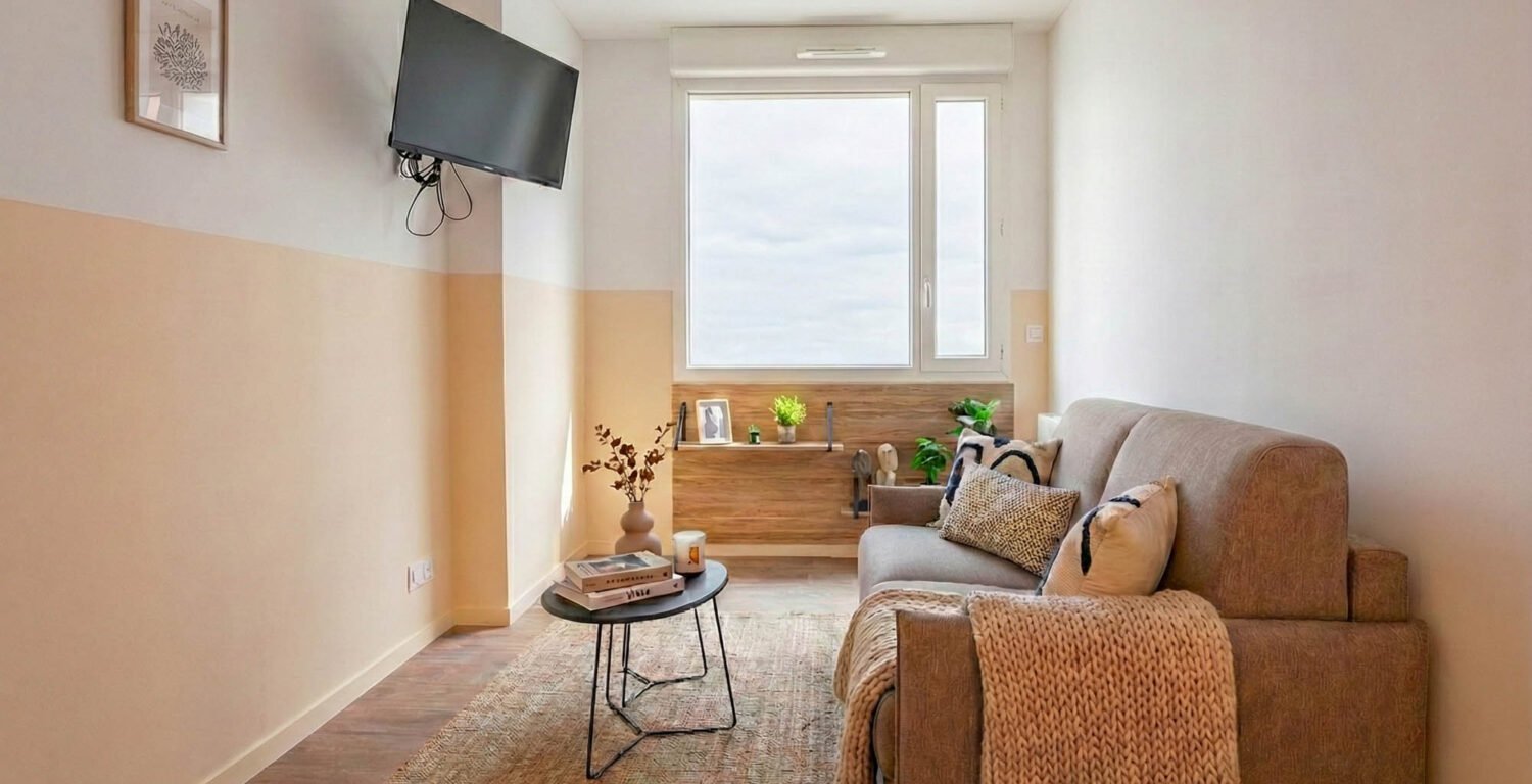appartement T2 avec une chambre à Genève, Archamps