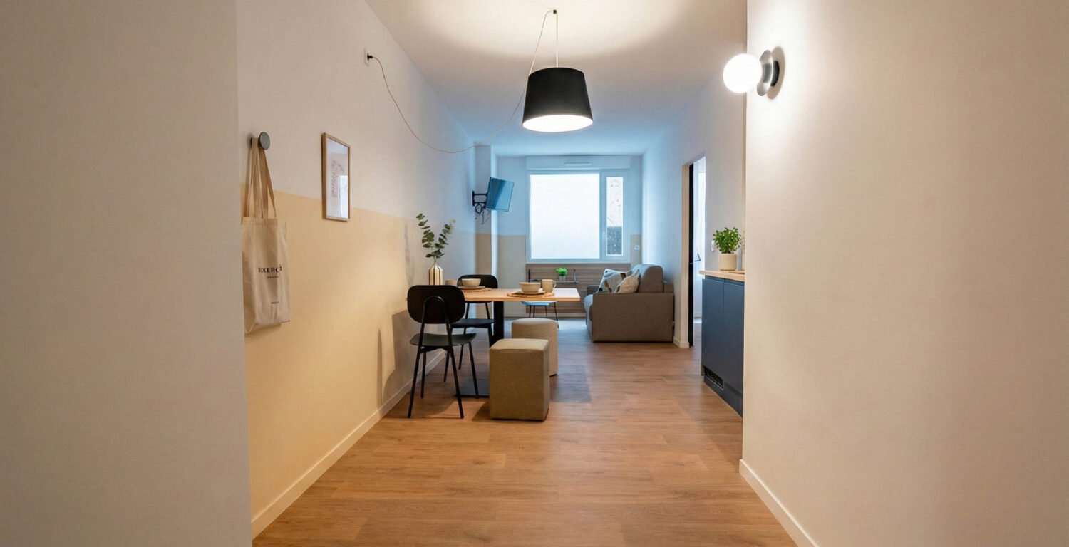 appartement T2 avec une chambre à Genève, Archamps