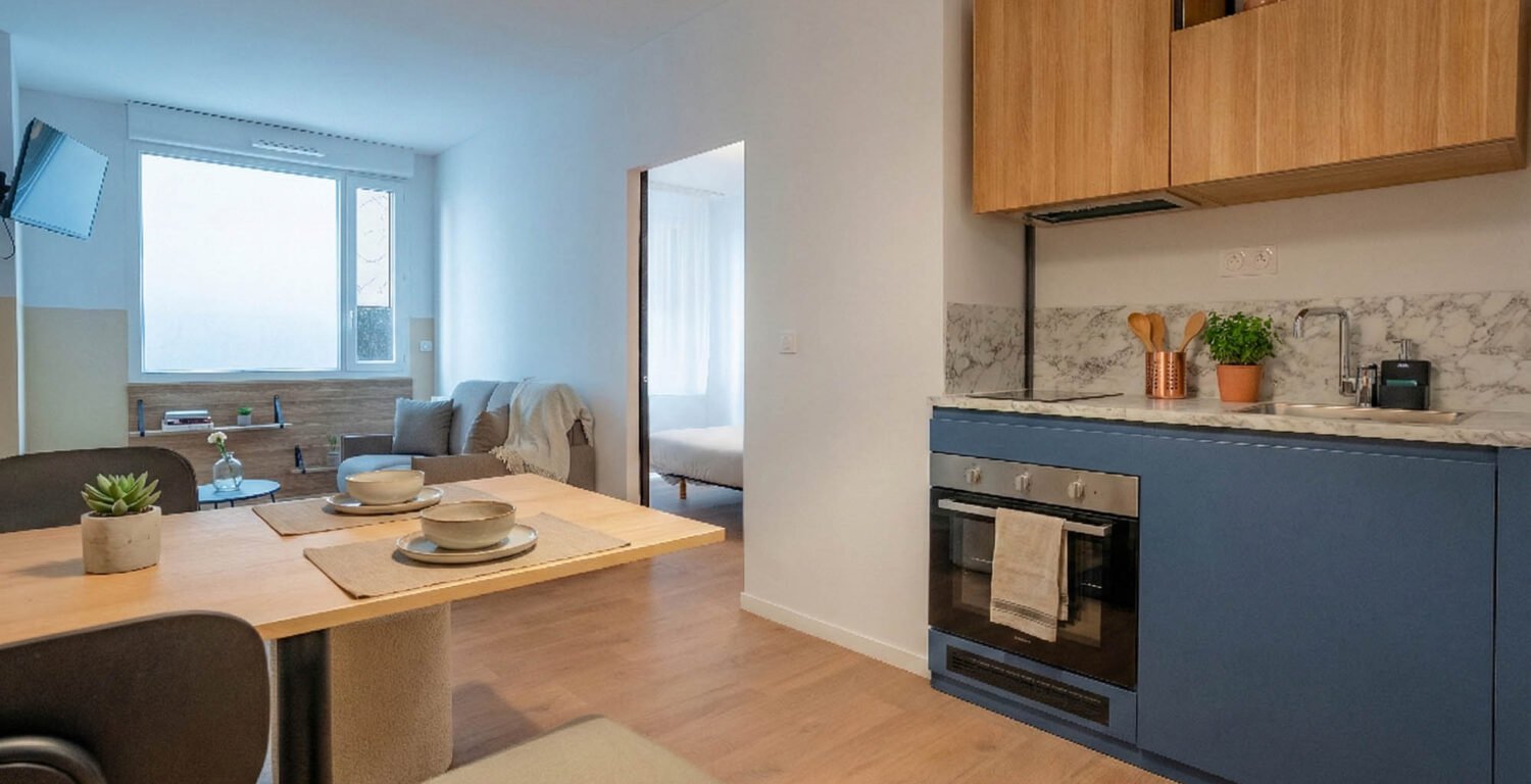 appartement T2 avec une chambre à Genève, Archamps