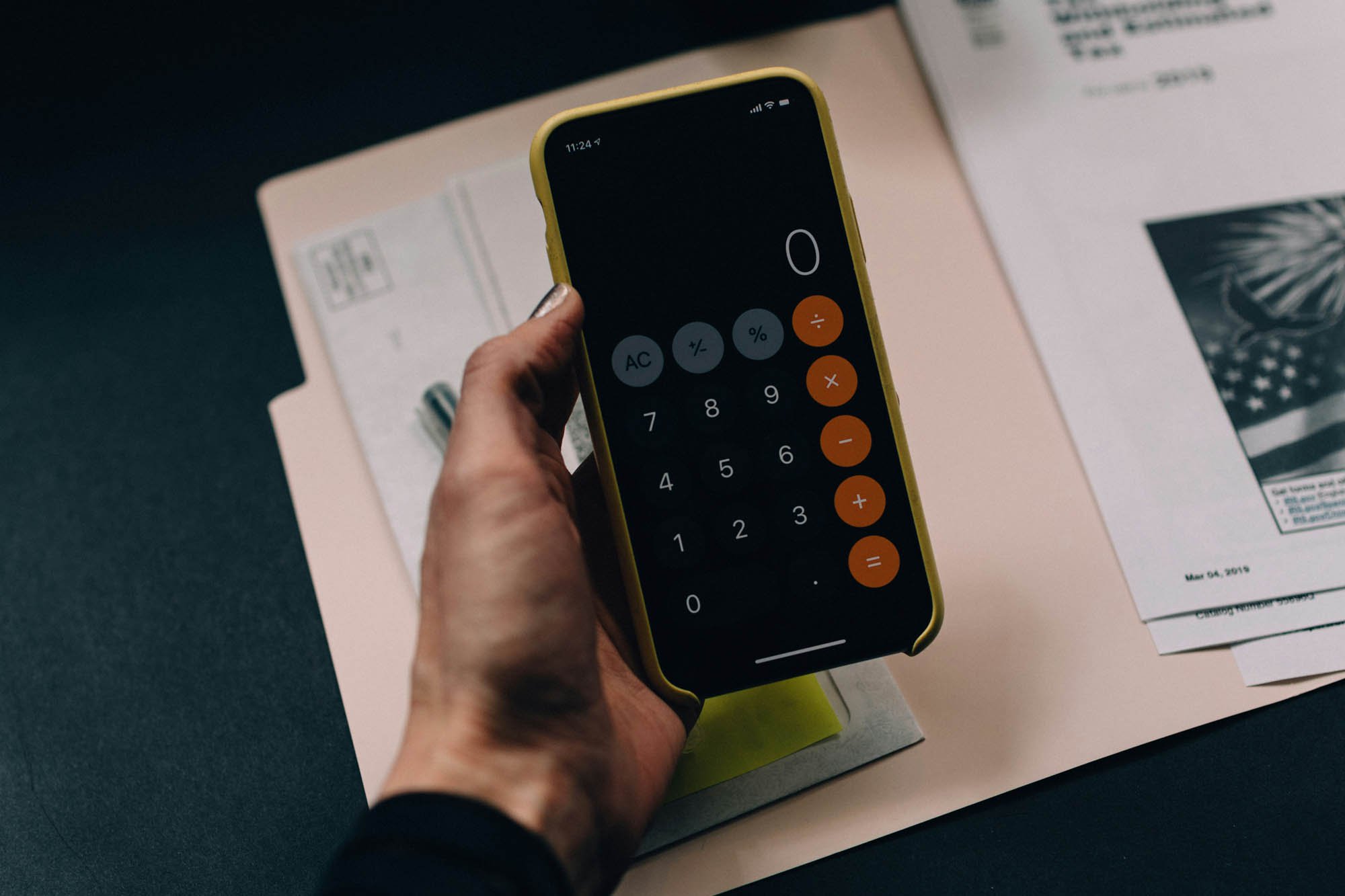 portable calculatrice