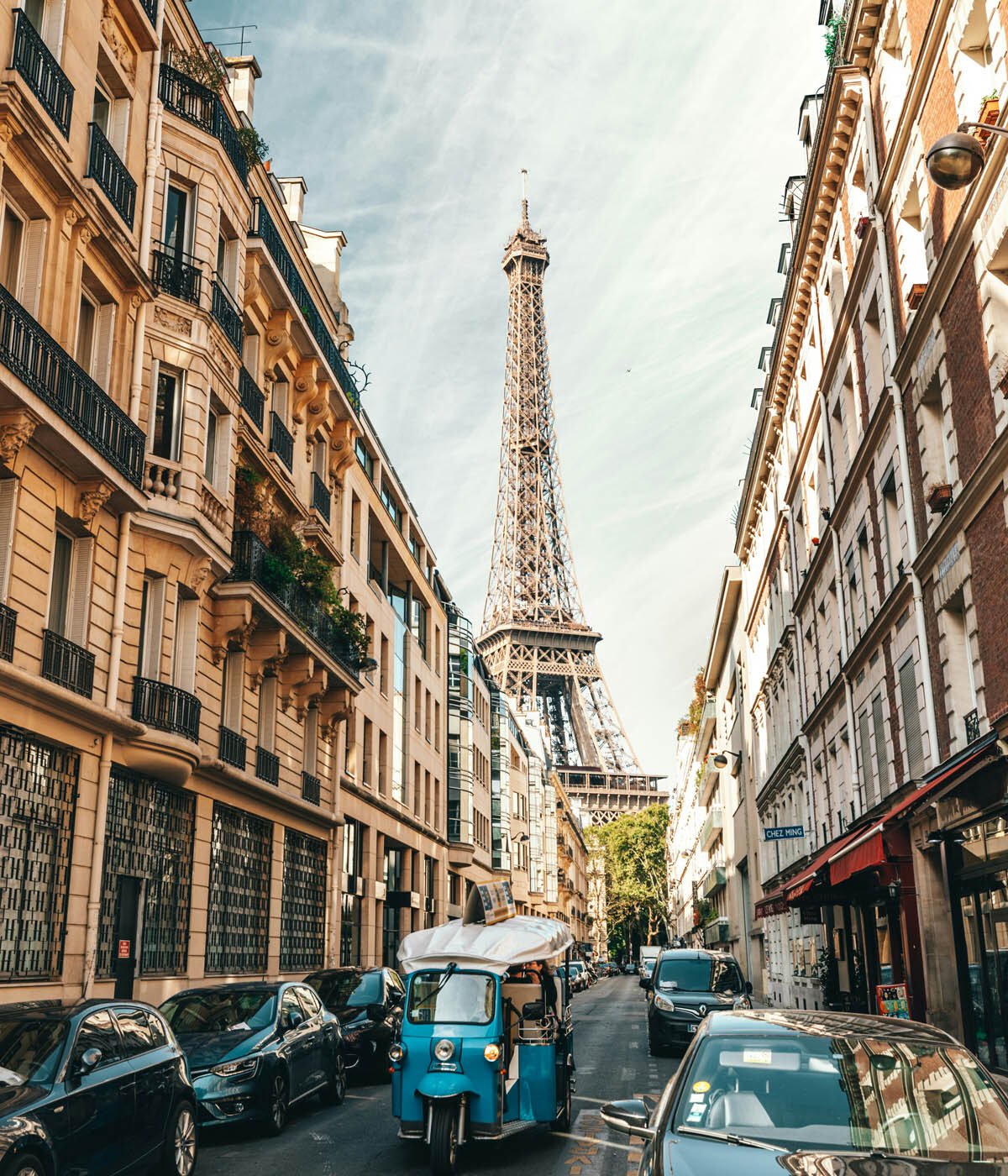 rue ville paris tour eiffel