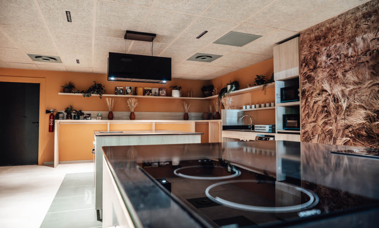 Résidence Ecla Genève Archamps - cuisine commune kitchen