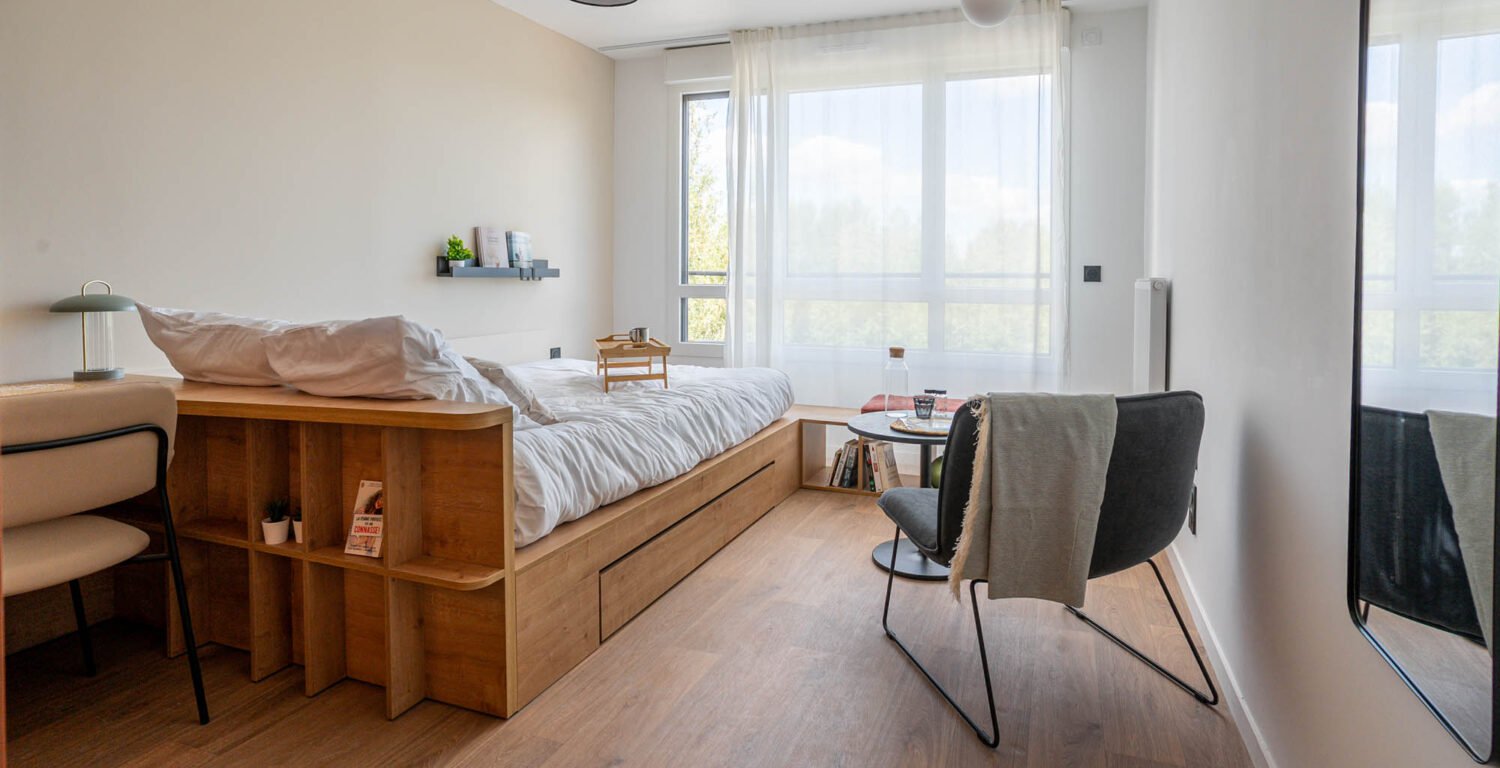 Studio en résidence étudiante à Lille