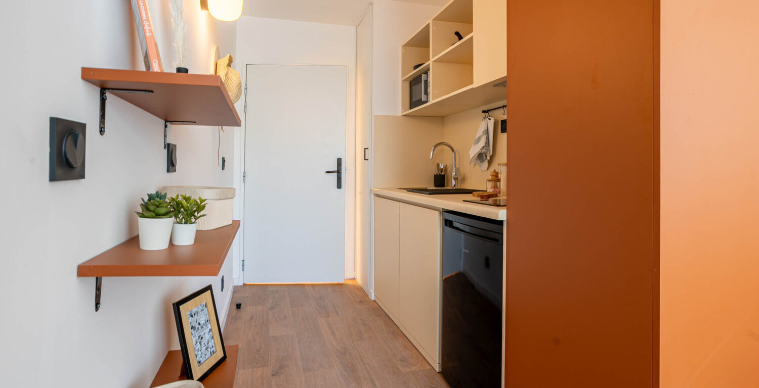 Studio en résidence étudiante à Lille