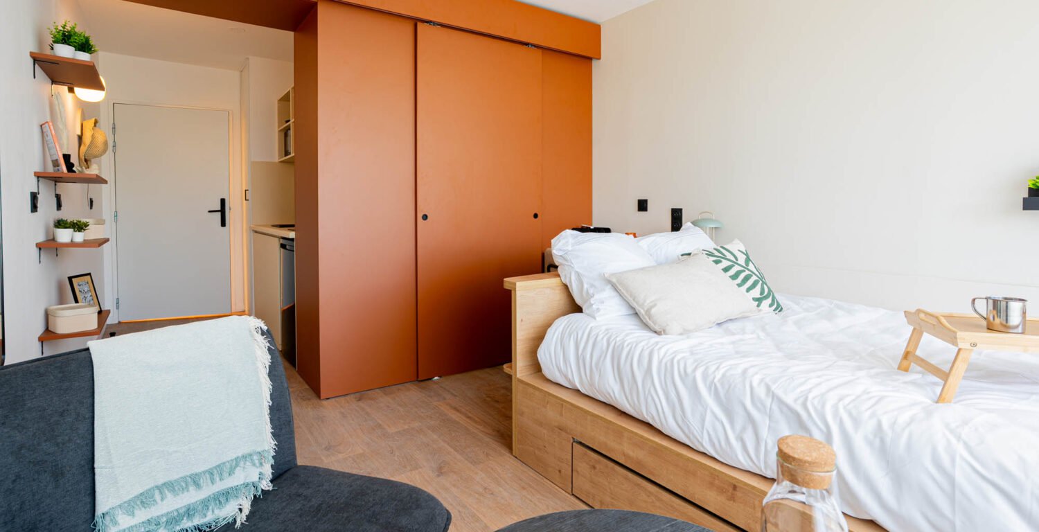 Studio en résidence étudiante à Lille