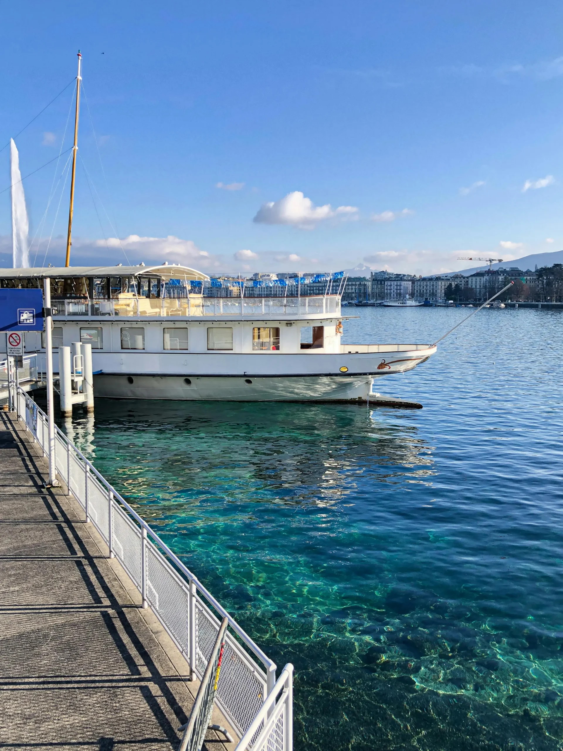 Bateau sur le lac Léman