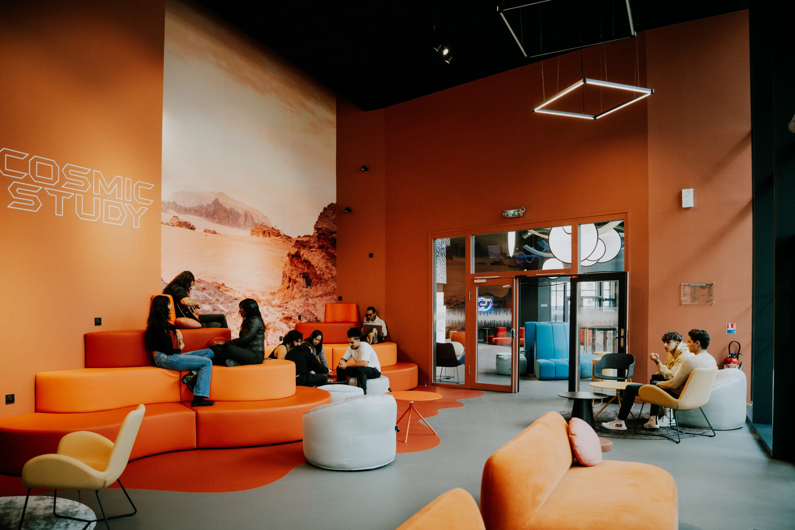 Espace commun de la résidence Ecla Paris Massy Palaiseau