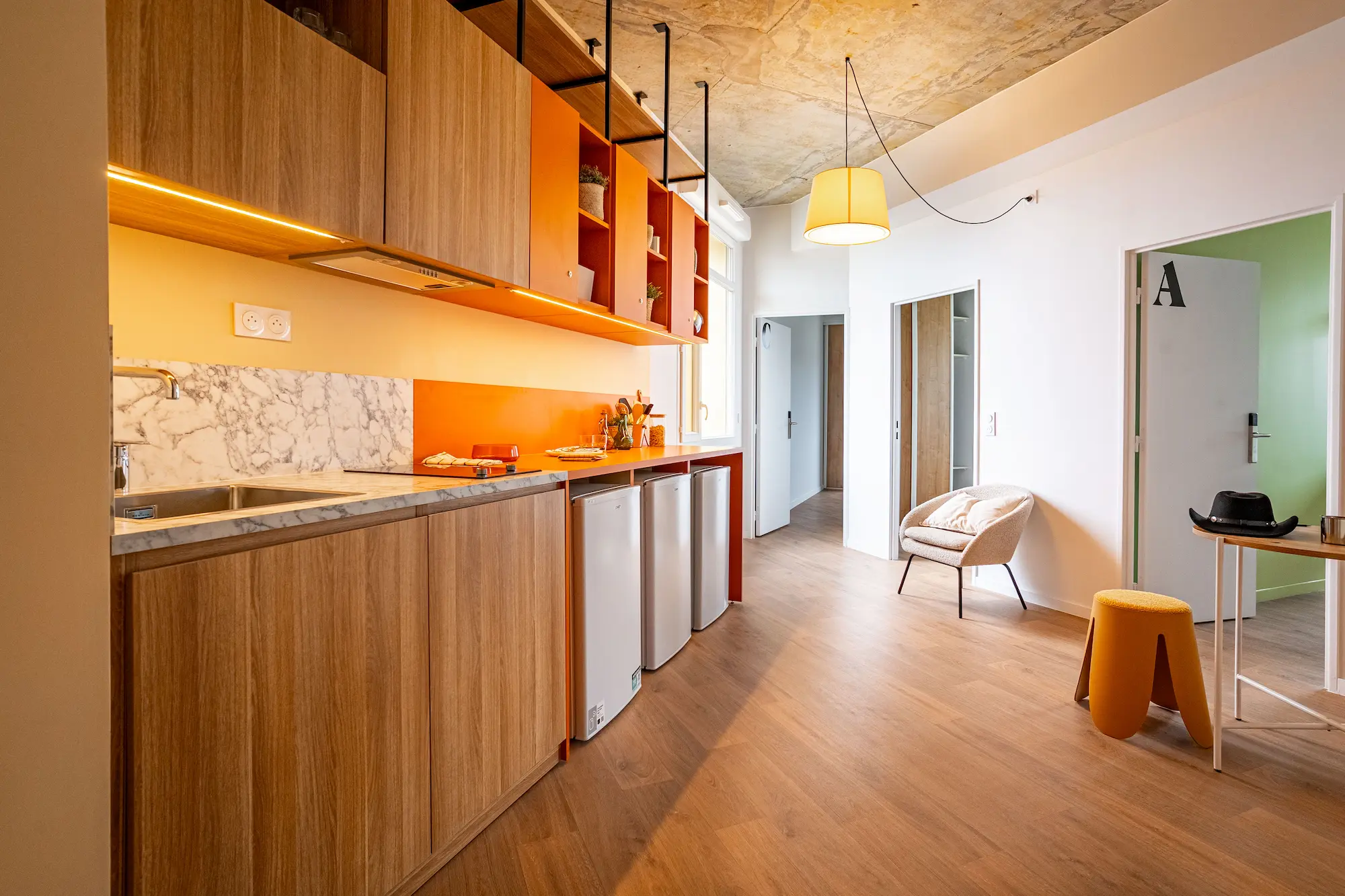 mini studio en colocation à Genève Archamps dans la résidence Ecla, logement étudiant équipé